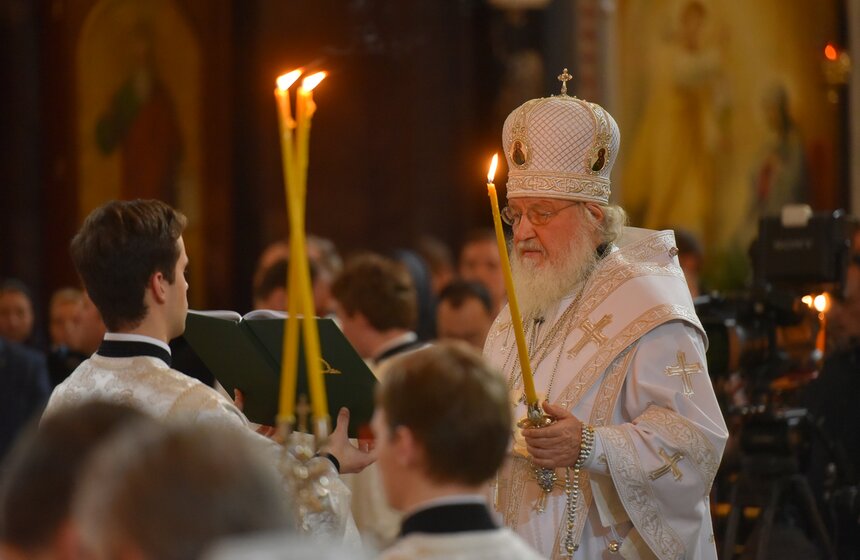 Прощание с Юрием Лужковым в храме Христа Спасителя 32 фото