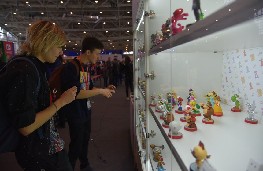 Отдельная зона была посвящена выставке японских товаров