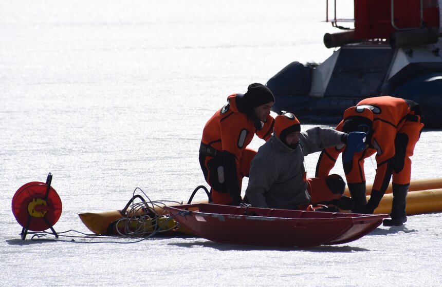 Главная цель патрулирования на льду – недопущение происшествий и гибели людей