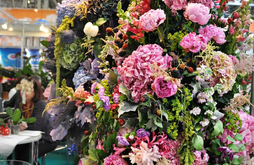 В "Крокус Экспо" открылась выставка цветов 18 фото