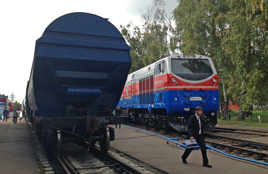 В Щербинке открылся железнодорожный салон "Экспо 1520" 10 фото