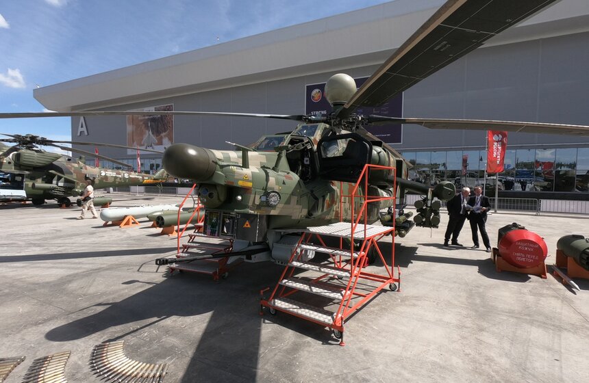 Новейший ударный вертолет Ми-28НМ впервые представлен на международном военно-техническом форуме "Армия-2019"