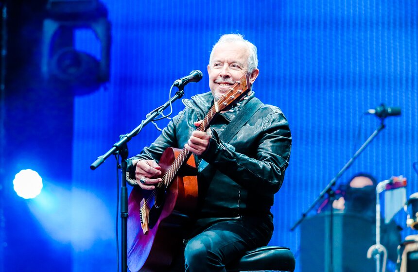 На "Открытие Арена" прошел юбилейный концерт "Машины времени" 7 фото