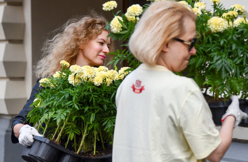 В ГУМе стартовал ежегодный Фестиваль цветов 6 фото