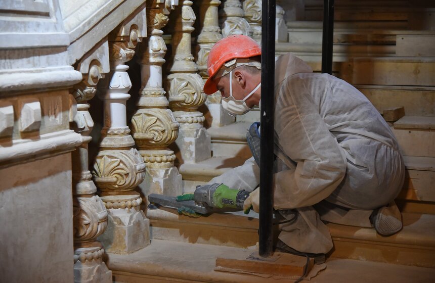 Как проходит реконструкция Политехнического музея 10 фото