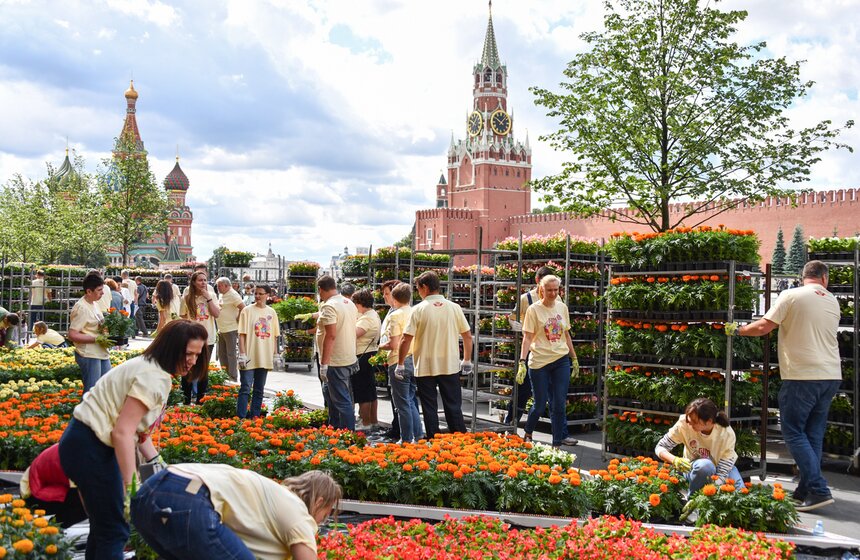В ГУМе стартовал ежегодный Фестиваль цветов 1 фото