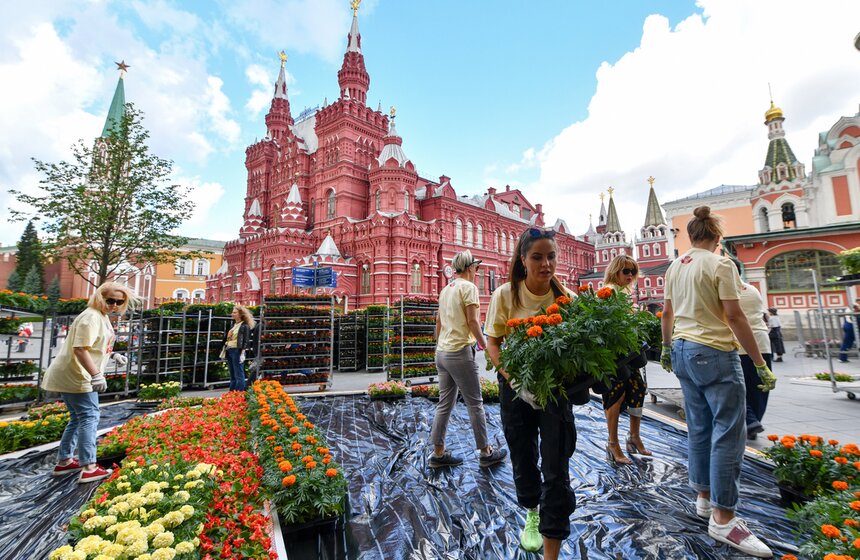 В ГУМе стартовал ежегодный Фестиваль цветов 5 фото