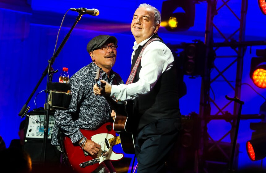 Владимир Шахрин отметил 60-летний юбилей концертом в саду "Эрмитаж" 6 фото