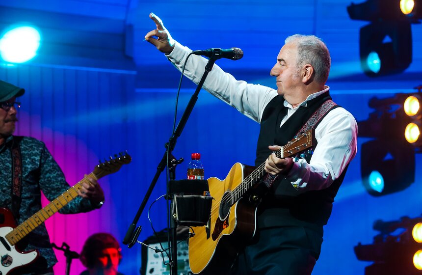 Владимир Шахрин отметил 60-летний юбилей концертом в саду "Эрмитаж" 10 фото