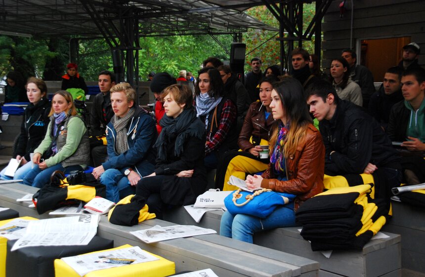 В кинотеатре "Музеон" прошел фестиваль фильмов о велосипедах 9 фото