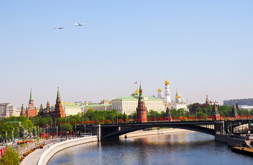 В Москве прошла тренировка воздушной части парада ко Дню Победы 9 фото