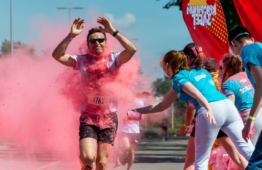 "Красочный забег" в Москве 5 фото