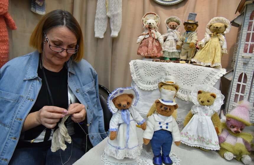 Посмотреть уникальные игрушки можно в ТВЦ "Тишинка".