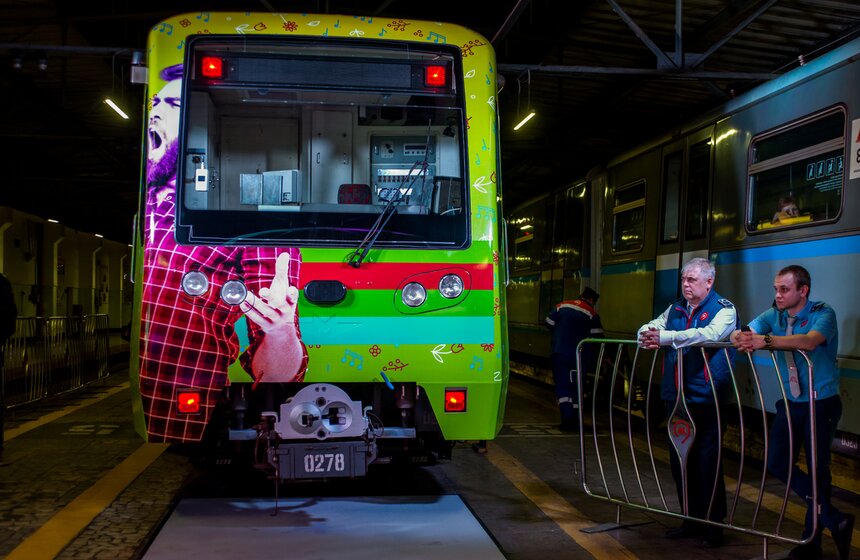 "Московская весна a cappella" стал четвертым тематическим составом, который запустили в столичном метро