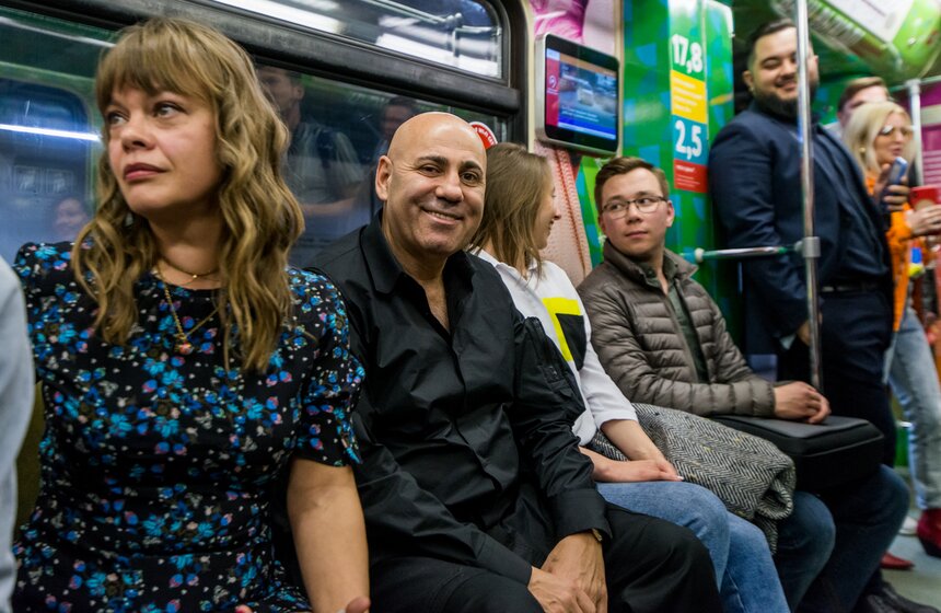 При запуске нового тематического поезда присутствовал музыкальный продюсер Иосиф Пригожин