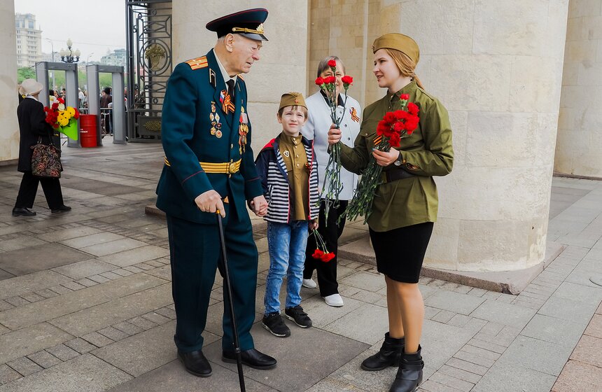 Как проходит празднование Дня Победы в Парке Горького 2 фото