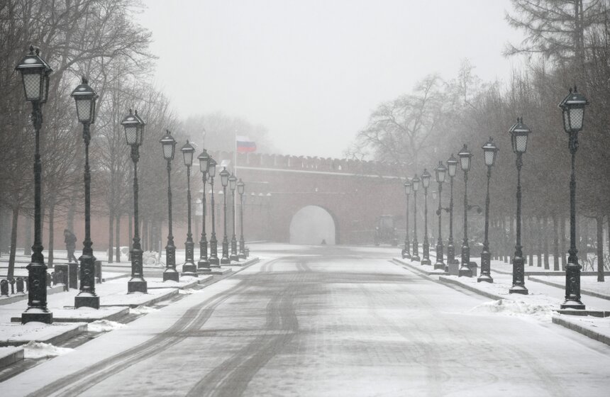 Снегопад обрушился на столицу в последний день марта 24 фото