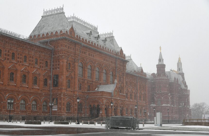 Снегопад обрушился на столицу в последний день марта 20 фото