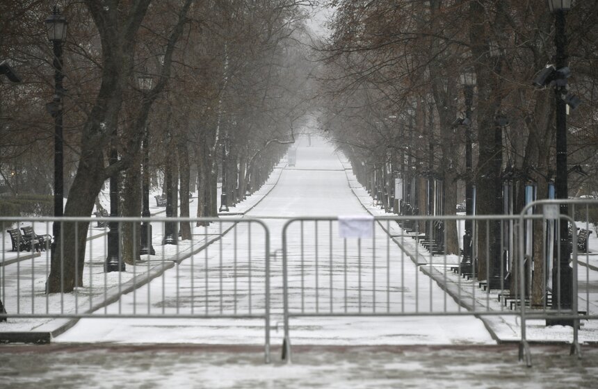 Снегопад обрушился на столицу в последний день марта 11 фото