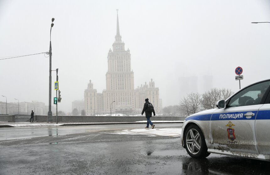 Снегопад обрушился на столицу в последний день марта 31 фото