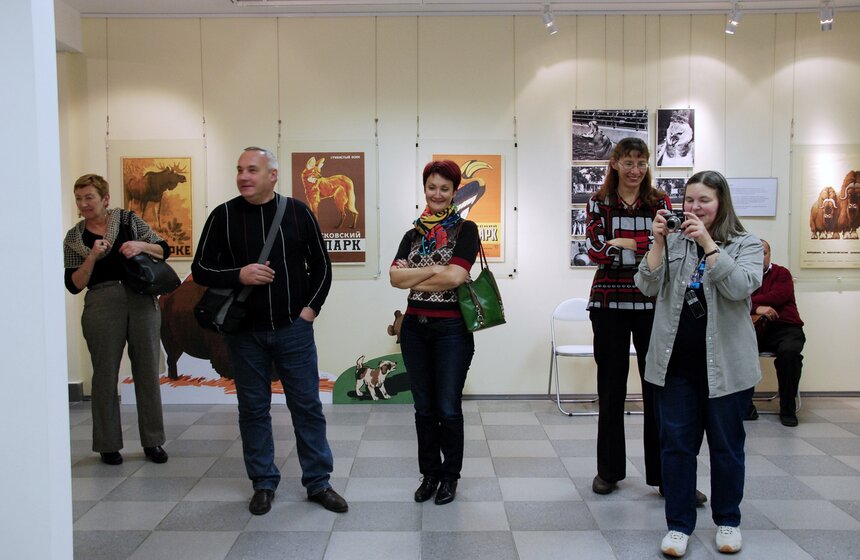 В Москве открывается выставка "Советская реклама зоопарка" 12 фото