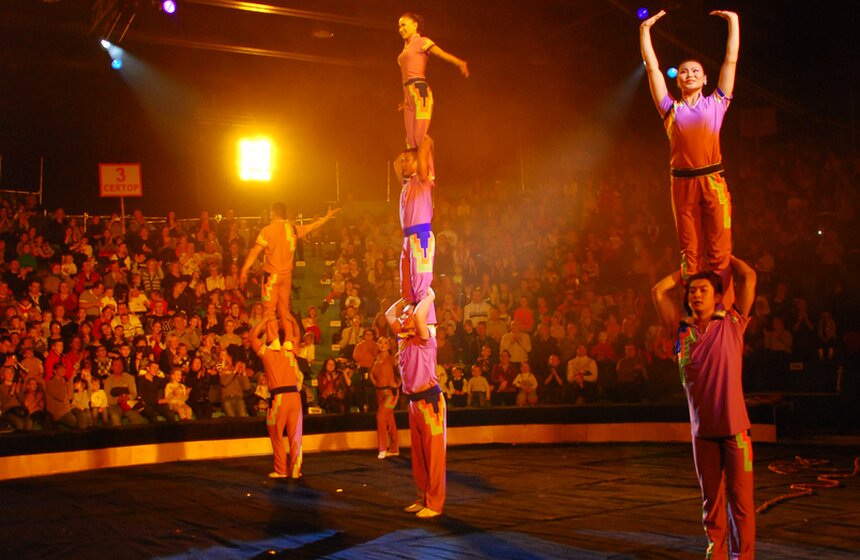 В "Сокольниках" открылся "Цирк огромных зверей" 13 фото