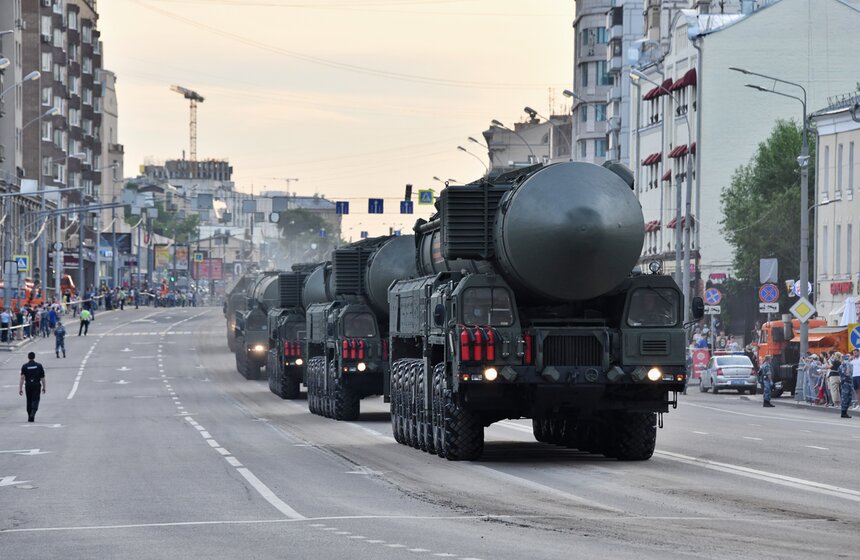 В Москве военная техника вышла на первую репетицию парада Победы 24 фото