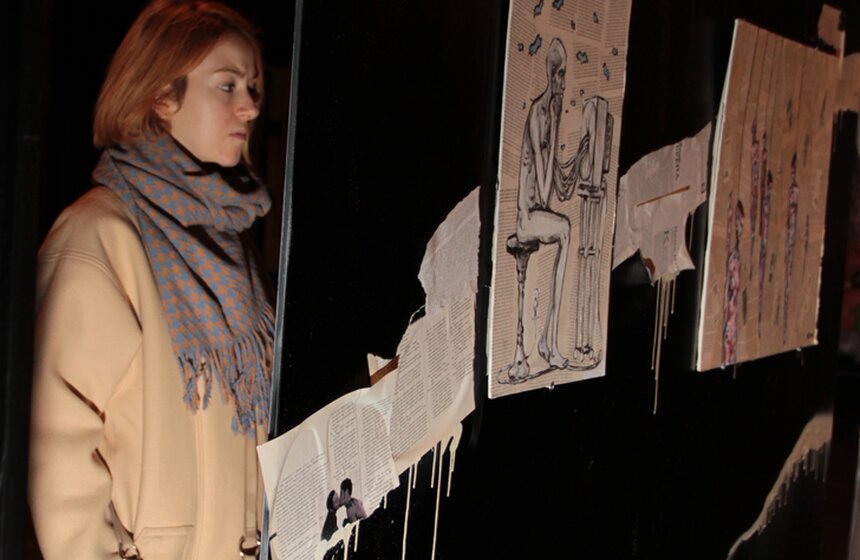 В "СахАрте" прошла выставка уличного нелегального искусства 3 фото