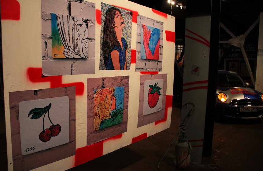 В "СахАрте" прошла выставка уличного нелегального искусства 8 фото