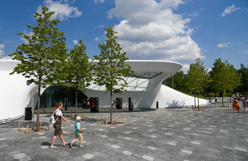 Парк "Зарядье" открылся для посетителей 2 фото