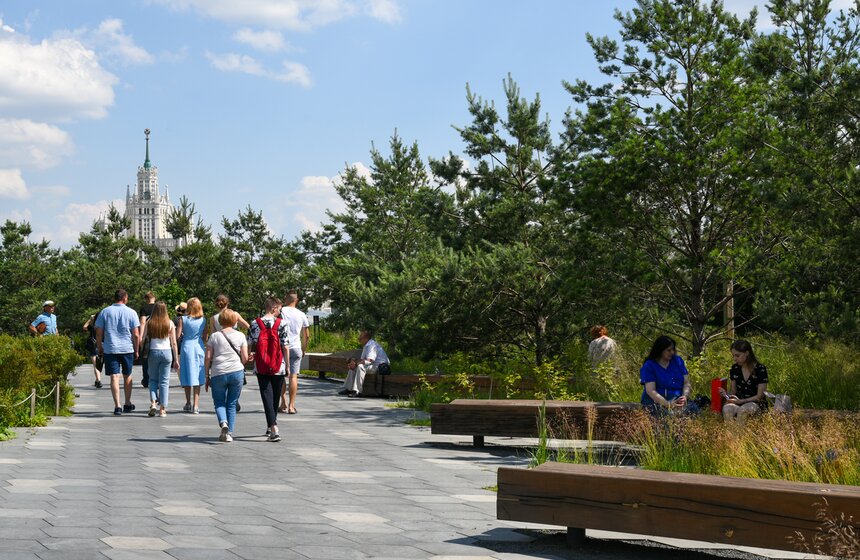 Парк "Зарядье" открылся для посетителей 6 фото