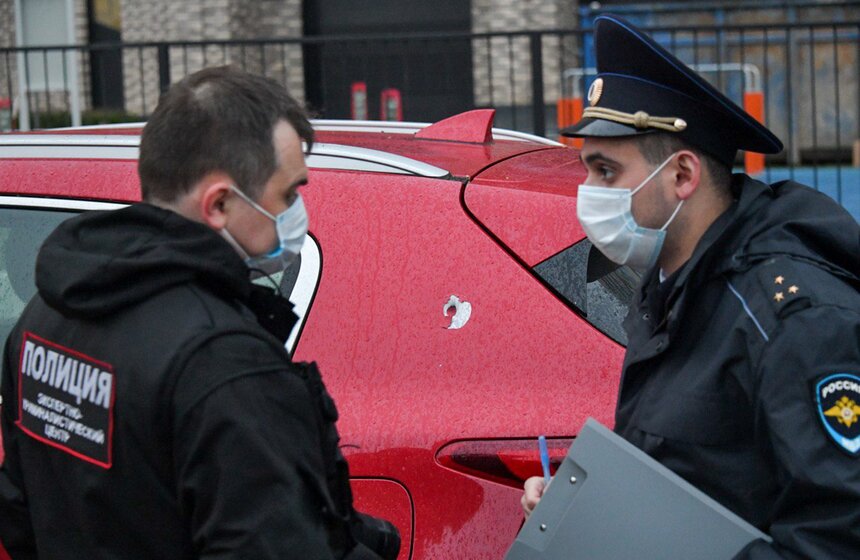 Перестрелка на Каширском шоссе 10 фото