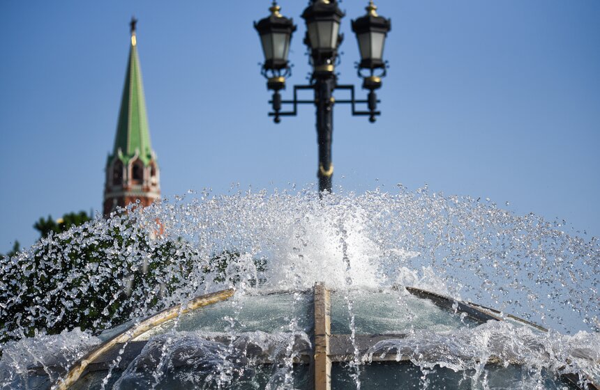 В столице начался сезон фонтанов 14 фото