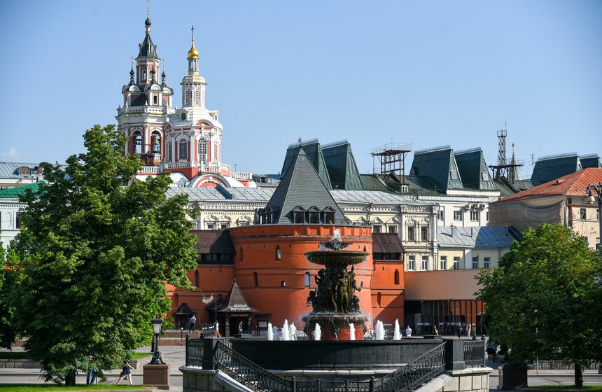 В столице начался сезон фонтанов 9 фото