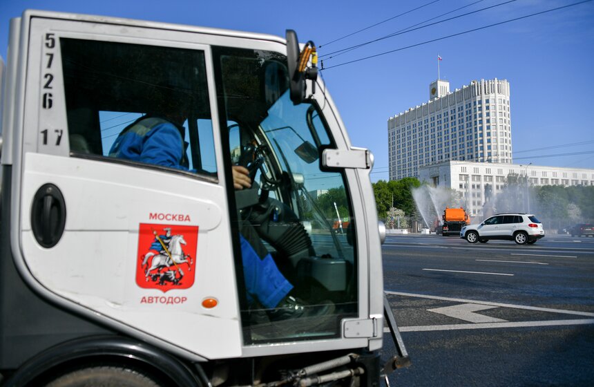 В Москве прошла восьмая масштабная дезинфекция 3 фото