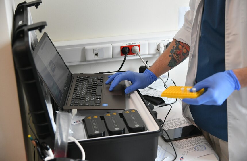 Экспресс-тестирование на коронавирус запустили в аэропорту Шереметьево 18 фото