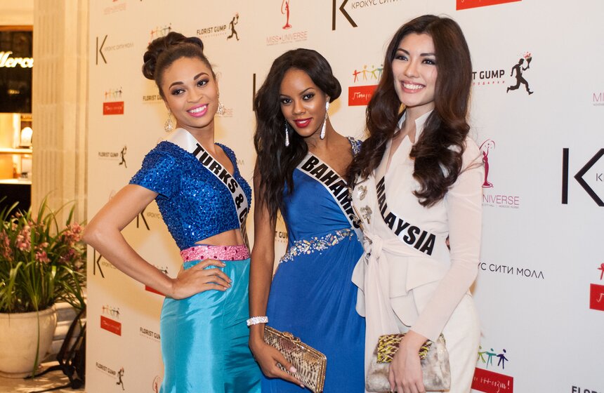 В Москве прошел благотворительный аукцион "Мисс Вселенная-2013" 17 фото