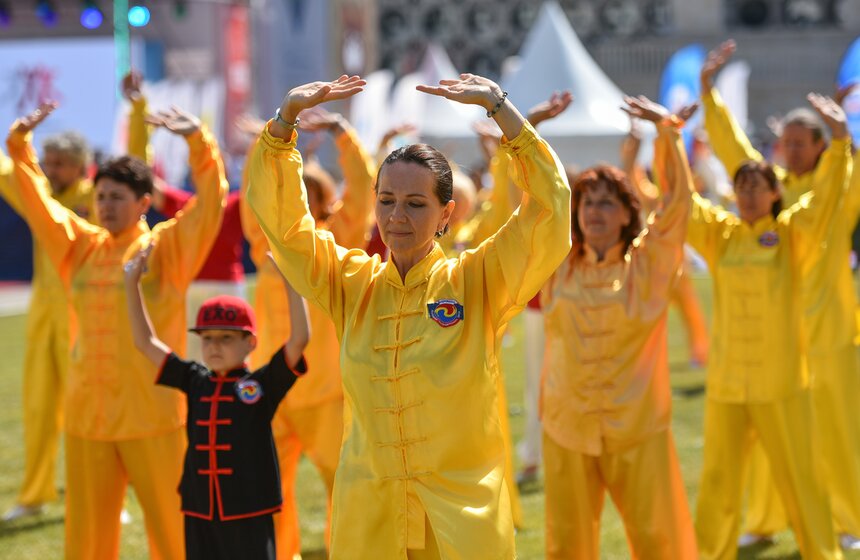 В Москве отпраздновали День физкультурника 27 фото