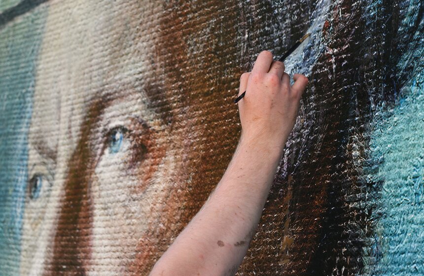 Фреска с портретом Бродского появилась в "Аптекарском огороде" 9 фото