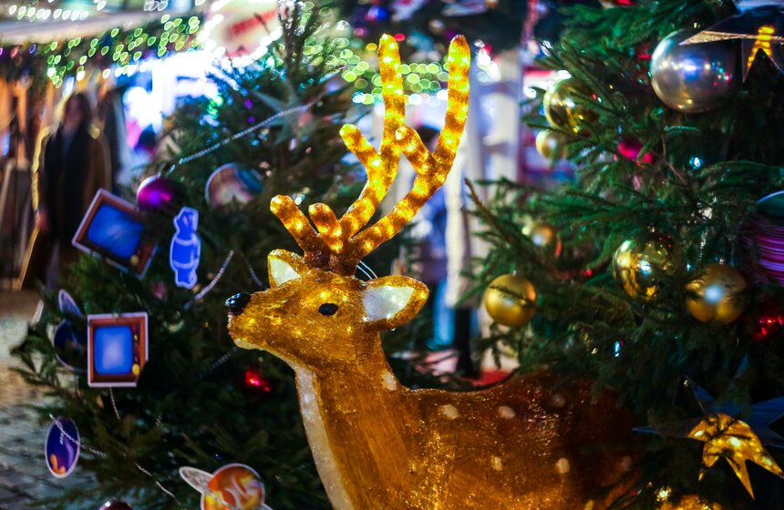 Новогоднее настроение на улицах столицы 24 фото