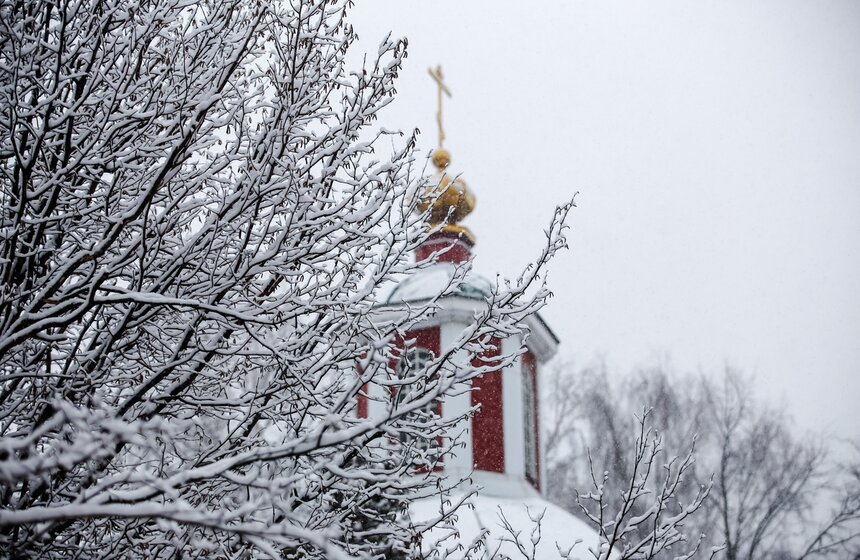 Снежный резерв. В Москве прошел первый в сезоне снегопад 7 фото
