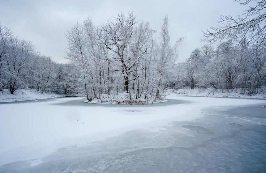 Снежный резерв. В Москве прошел первый в сезоне снегопад 1 фото