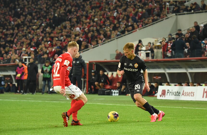 "Спартак" одолел ЦСКА в четвертьфинале Кубка России 7 фото