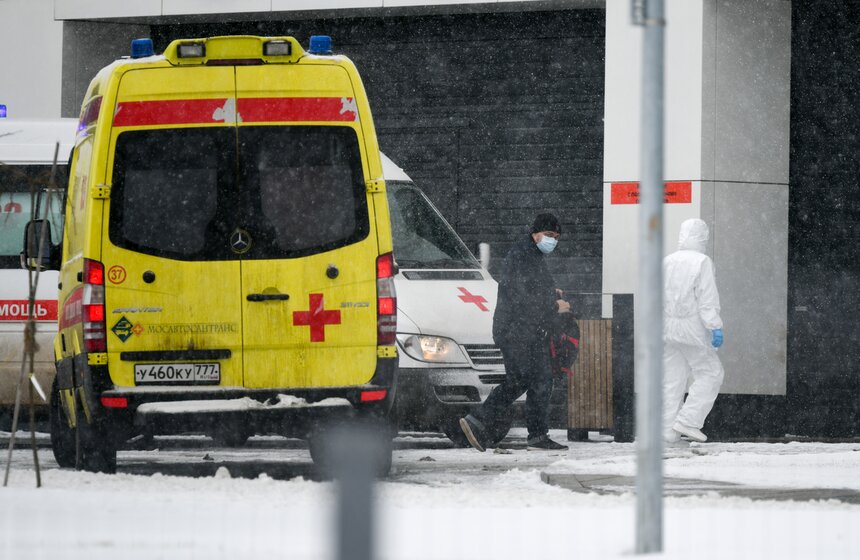 Больничный комплекс в Коммунарке принимает пациентов с подозрением на коронавирус 14 фото