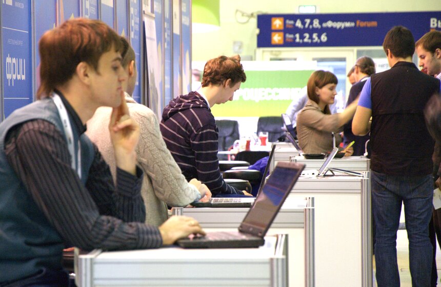 В Экспоцентре стартовала "Неделя российского интернета" 12 фото