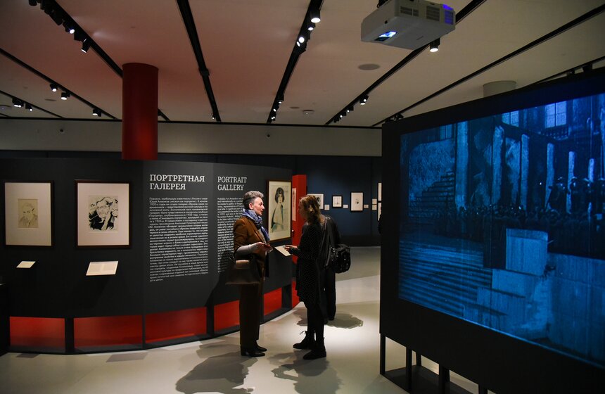 В Музее русского импрессионизма открылась выставка "Юрий Анненков. Революция за дверью" 10 фото