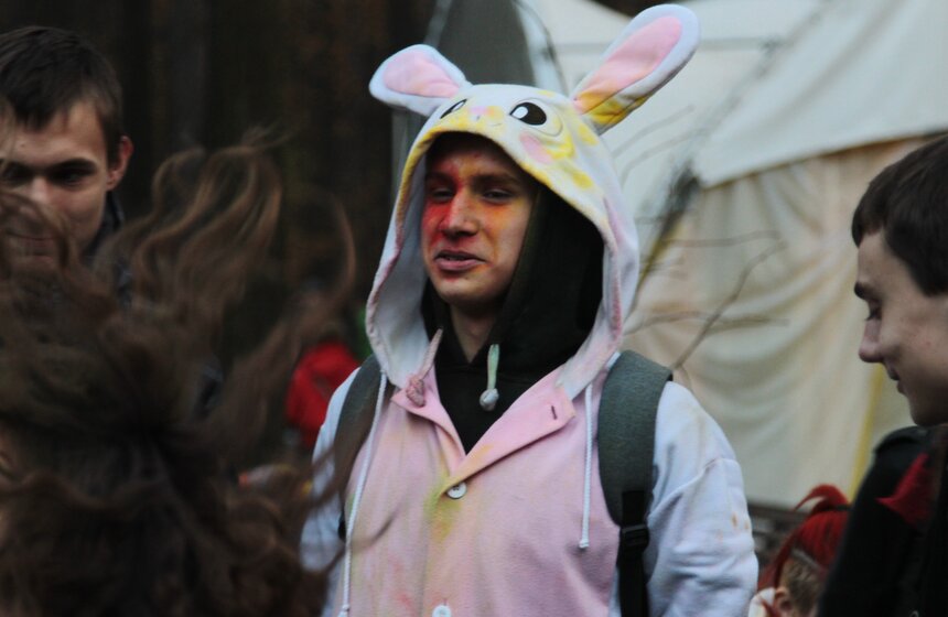 В Филевском парке прошла битва подушками 7 фото