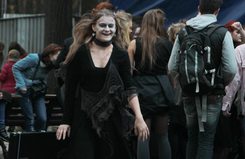 В Филевском парке прошла битва подушками 8 фото