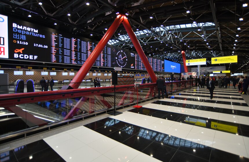 В Шереметьево открылся новый терминал С 12 фото