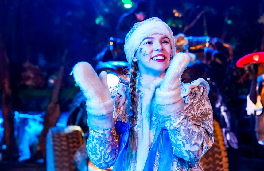 В столичном Байк-центре прошли новогодние елки 18 фото